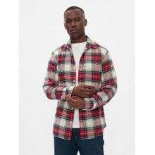 GAP Men Checks Multi-Color Cotton Shirt