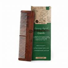 Organic B Dual Teeth Indian Rosewood Comb Rosemary Infused