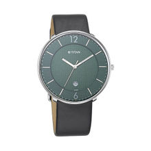 Titan Minimals 1849SL02 Green Dial Analog watch for Men (Free Size)