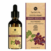 Herbal Me Cold Pressed Grape Seed Hair Oil