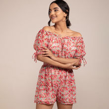 Twenty Dresses By Nykaa Fashion Get Groovy Floral Playsuit - Multi-Color