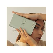 Fastrack Green Snapfold Wallet for Women