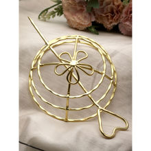 Moedbuille Gold Brass Gold Plating Statement Hair Accessory