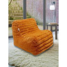 Mollismoons Fur Bean bag Stripped XXXL Size Without Beans