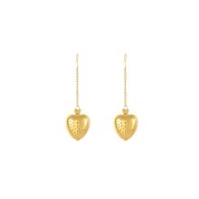 NATURALLY YOURS Heart Shaped Golden Tea Infuser with Handle - Pack of 2