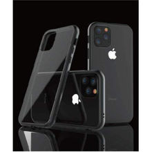VAKU Sandro Metallic Bezel Shock Proof Case For Apple Iphone 11 Pro Max 6.5 - Black