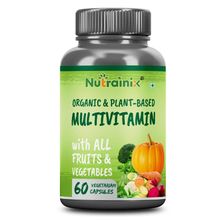 Nutrainix Certified Organic & Plant-Based Multivitamin Capsules