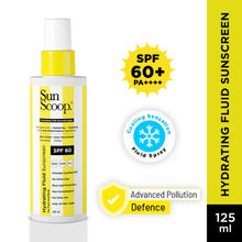 Sunscoop Hydrating Fluid Sunscreen for Face and Body SPF 60 PA++++ In-Vitro Tested Cooling Sensation