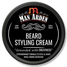 Man Arden Beard Styling Cream - With Shea Butter, Aloe Vera, Olive Oil