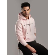 Tommy Hilfiger Pink Solid Regular Fit Hoodie