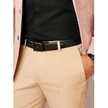 Aditi Wasan Mens Genuine Leather Black & Brown Reversible Belt