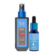 Blue Nectar Hair Tonic + Vitamin C Face Serum Combo
