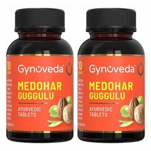 Gynoveda Medohar Guggulu Fat Burner Ayurvedic Tablets For Weight Management - Pack Of 2