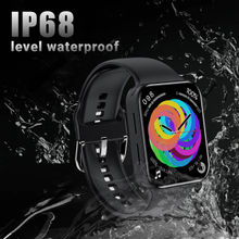 I KALL W5 1.68 Inch Display Smart Watch with BT Calling, SPO2 and Multiple Sports Modes (Black)