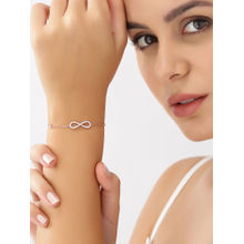 JUPRA Rose gold Everlasting Infinity 925 Sterling Silver Bracelet