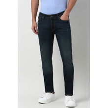 Peter England Blue Men's Mid Wash Jeans