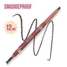 Insight Cosmetics Smudge Free Eyebrow Pencil, 2 In1 Define & Blend,12hrs Long Lasting