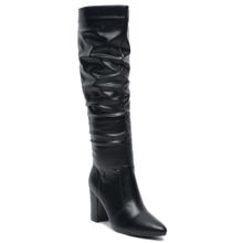 Flat n Heels Women Black Casual Boots