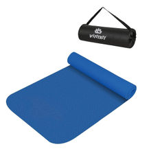 Vifitkit Anti Skid Yoga Mat With Bag (Blue, 4mm)