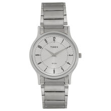 Timex Round 21mm Silver Dial Analog Men Watch - TI000R41400