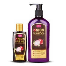 VI-JOHN Ayurvedic Onion Hair Oil & Shampoo Combo