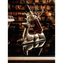 Trovea's Silver Stag Spirits: Premium Deer Bottle Holder