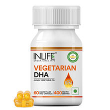 Inlife Vegetarian Omega 3 Dha Supplement Algal Oil 400 Mg Per Serving