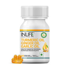 Inlife Turmeric Oil Ginger Oil Garlic Oil Capsule For Men & Women