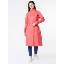 ZEEL Diva Peach Waterproof Raincoat with Belt (Set of 2)