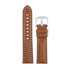 Titan 22 mm Brown Genuine Leather Strap for Men 1001231522S/P