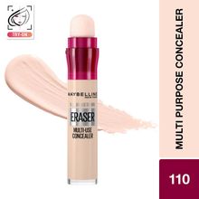 Maybelline New York Instant Age Rewind Eraser Concealer, Conceal, Contour, Highlight 110 Fair