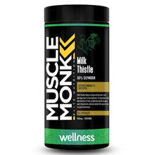 Muscle Monk Milk Thistle 500mg - 80% Silymarin Capsules