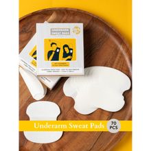 SlickFix Underarm Sweat Pads Disposable for Men & Women-Peel-Off Anti Perspiration (Pack of 70)