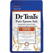 Dr Teal's Epsom Bath Salt Oat Milk & Argan Oil