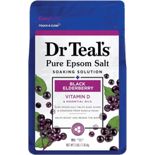 Dr Teal's Epsom Bath Salt Black Elderberry