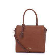 Kenneth Cole Womens Tote Bag with Zip - Tan