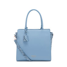Kenneth Cole Womens Tote Bag with Zip - Blue