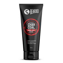 Beardo Activated Charcoal Peel Off Mask for Men | Blackhead Removal | Fights Pollution & Tan
