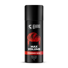 Beardo Max Volume Hair Powder Wax Matte Finish Strong Hold Restylable Styling Wax For Men