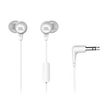 JBL C50HI in-Ear Wired Headphones with Mic (White)