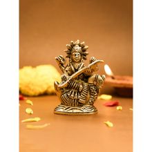 Ekhasa 100% Pure Brass Maa Saraswati Idol