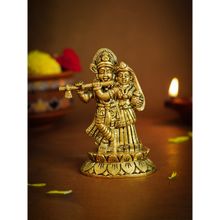 Ekhasa 100% Pure Brass Radha Krishna Murti