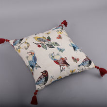 Harold Meagan Embroidered Bird Cushion Cover