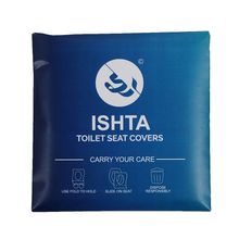 ISHTA Disposable Waterproof Premium Recyclable Soft Toilet Seat Covers - Pack of 5