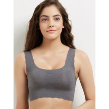 Wacoal Gococi Padded Non-Wired Full Coverage Seamless T-Shirt Bra - Grey