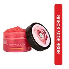CGG Cosmetics Bulgarian Rose Gel Exfoliating Body Scrub- Firm, Tight Skin & 100% Natural Rose Water