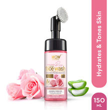 WOW Skin Science Himalayan Rose Foaming Face Wash with Built-in Face Brush WITH 50% EXTRA