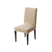 House of Quirk Khaki Elastic Jacquard Soft Touching Chair Cover Stretch Removable