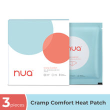 Nua Cramp Comfort Heat Patches for Period Pain - Pack of 3