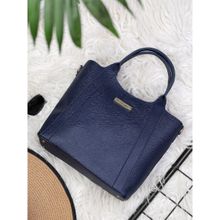 Legal Bribe Solid Handbag Bag Blue